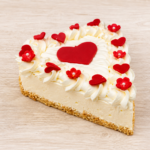 Moederdag harttaart slagroom