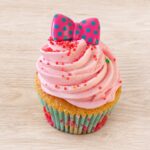 Aardbei cupcake