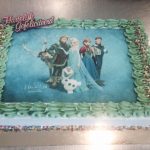 Frozen fototaart